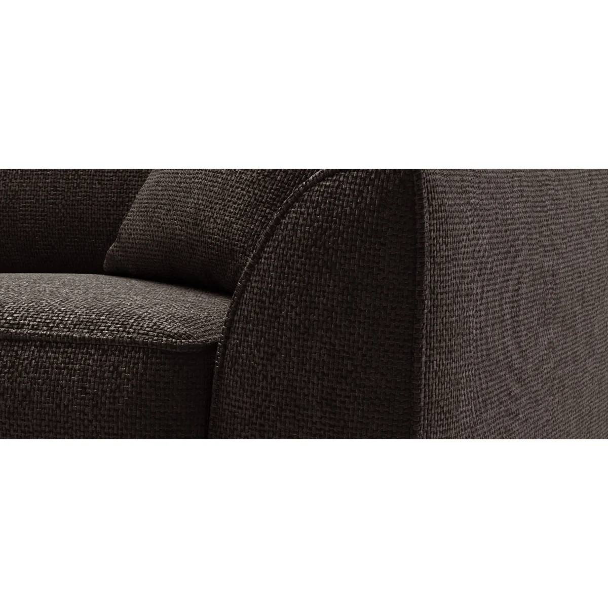 Bella Chocolate Fabric Armchair – image 8