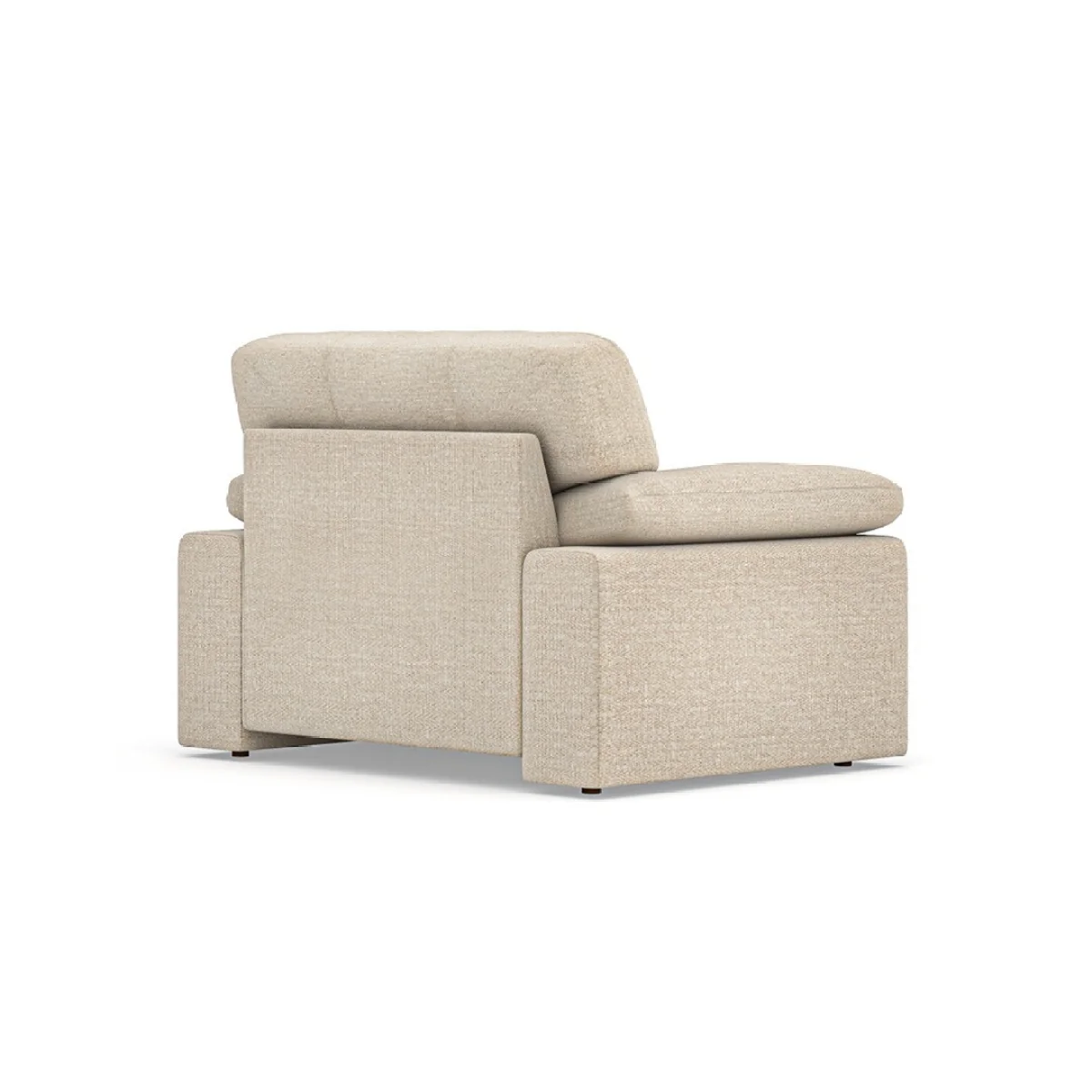 Helston Ivory Fabric Armchair – image 3