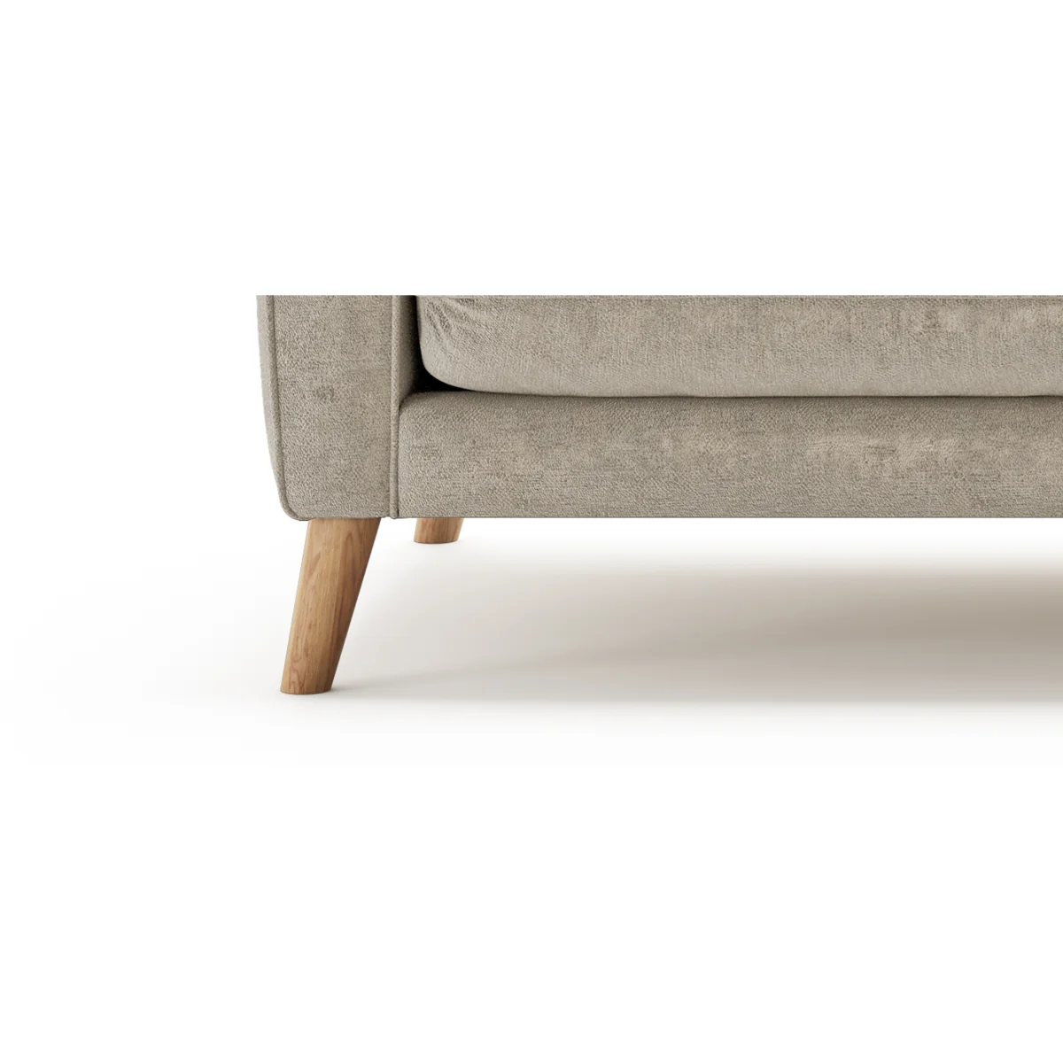 Palermo Cream Chenille Fabric Armchair – image 7