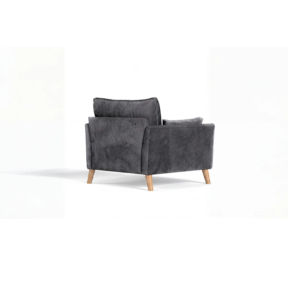 Palermo Graphite Chenille Fabric Armchair – image 2