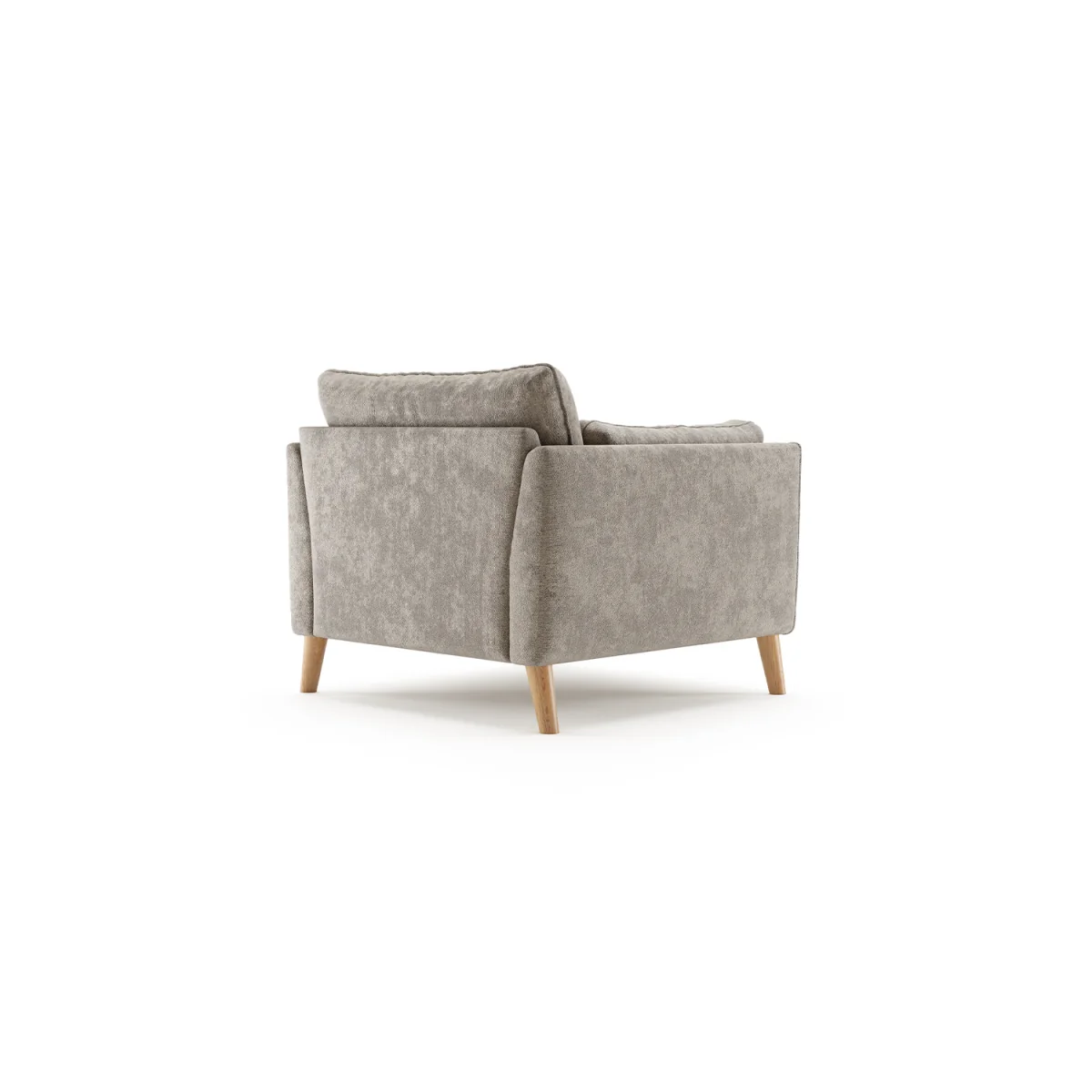 Palermo Truffle Chenille Fabric Armchair – image 3