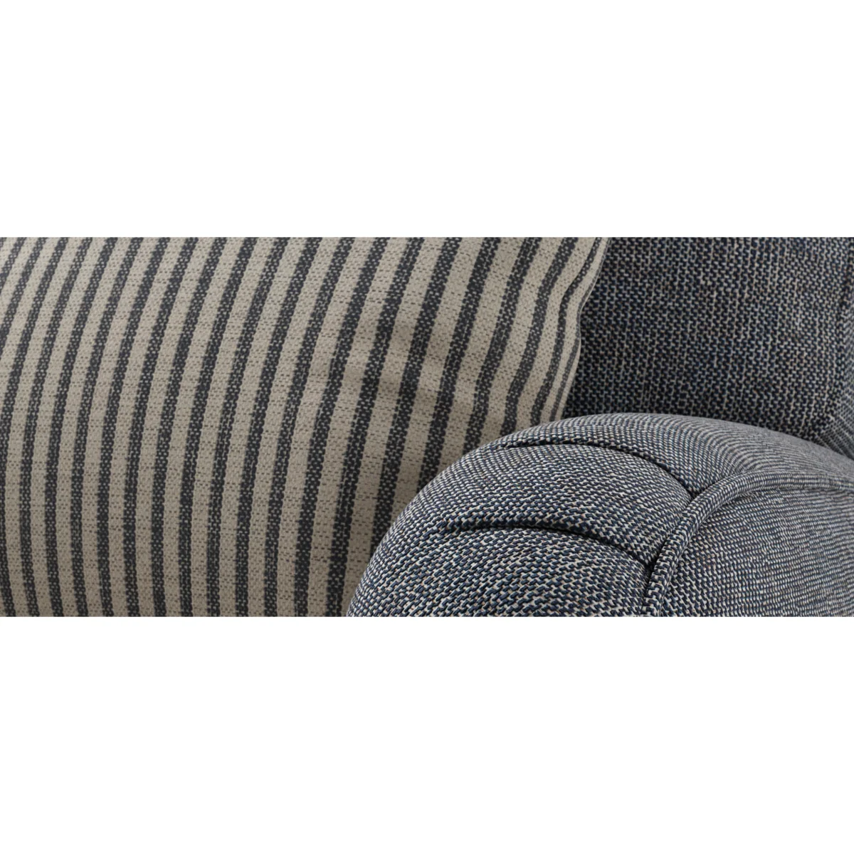 Chilworth Navy Fabric Armchair with Navy Cushion – image 10
