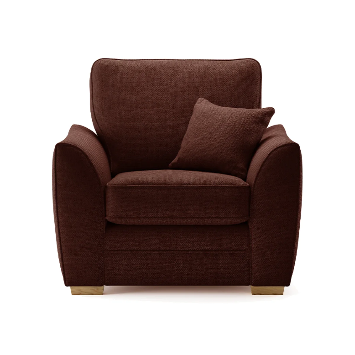 Bella Rustic Fabric Armchair – image 1