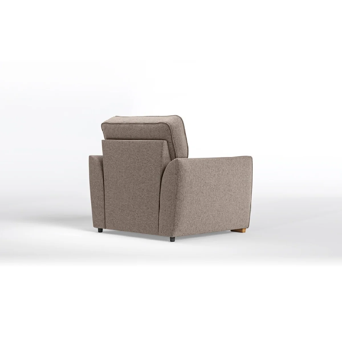 Bella Mocha Fabric Armchair – image 3