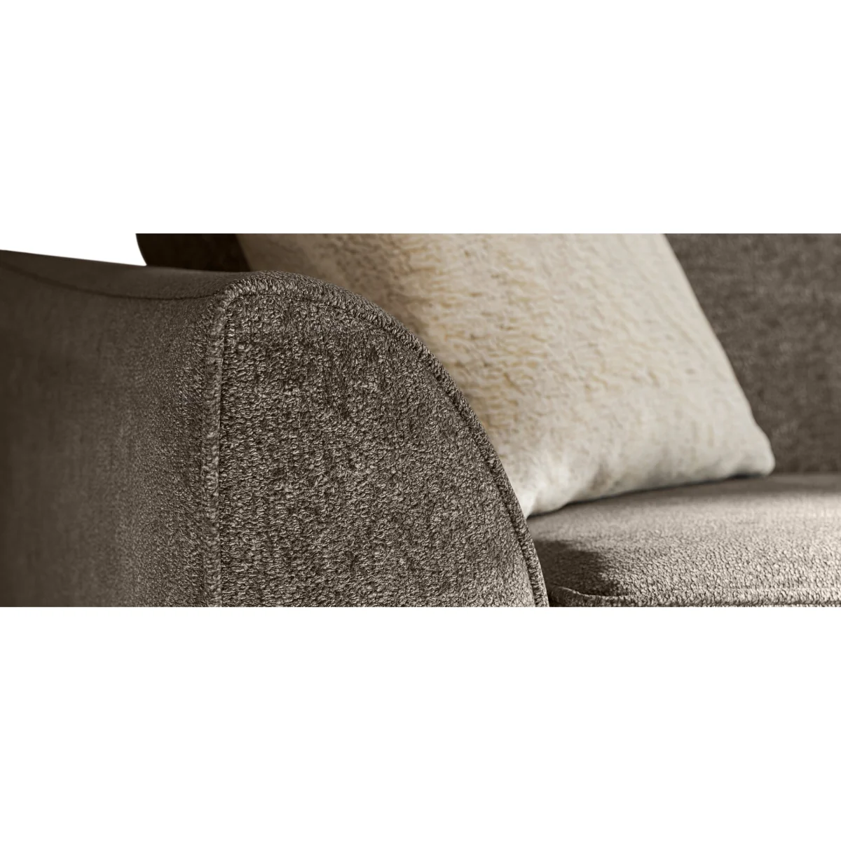 Bella Mocha Fabric Armchair – image 10