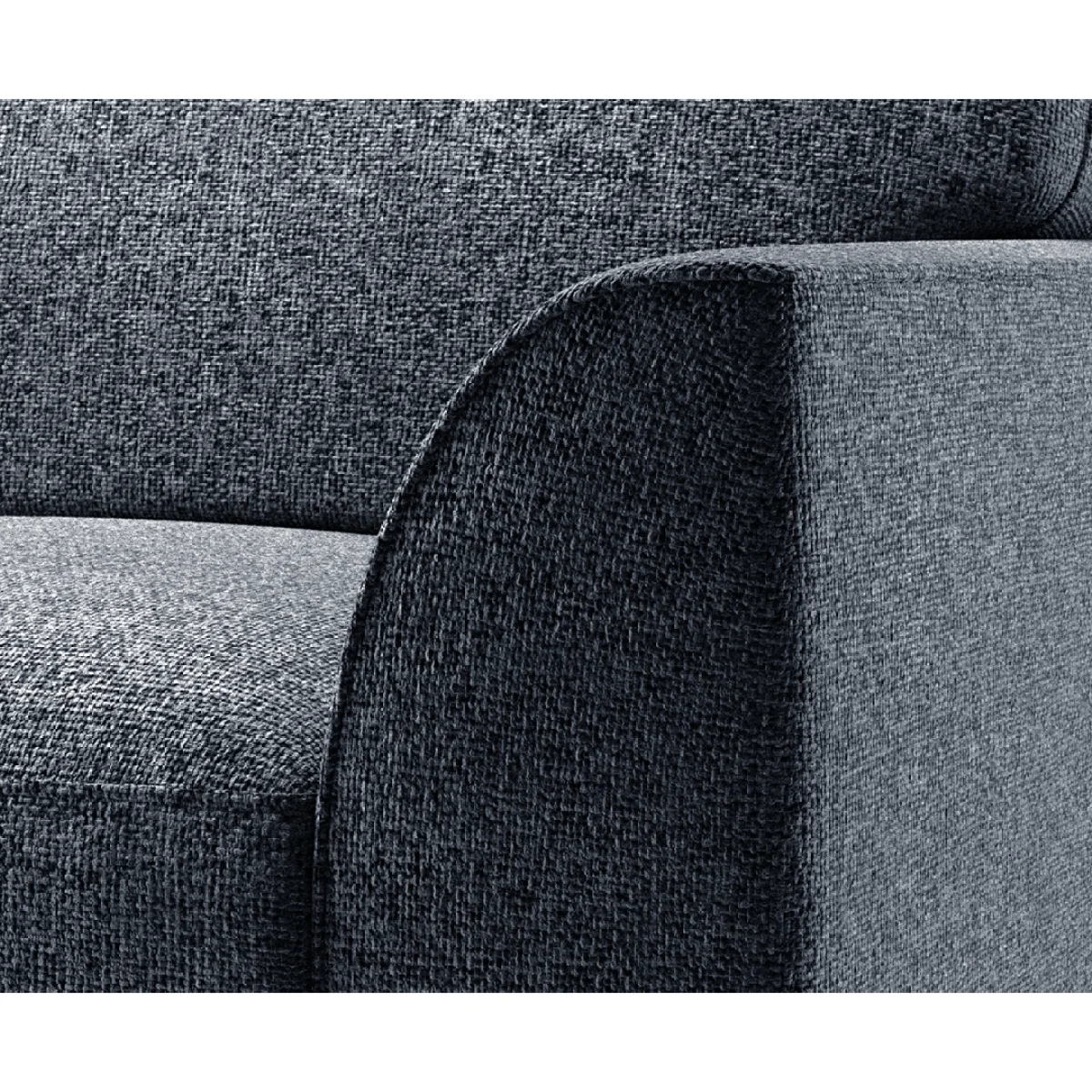 Jasper Navy Chenille Fabric Armchair – image 3