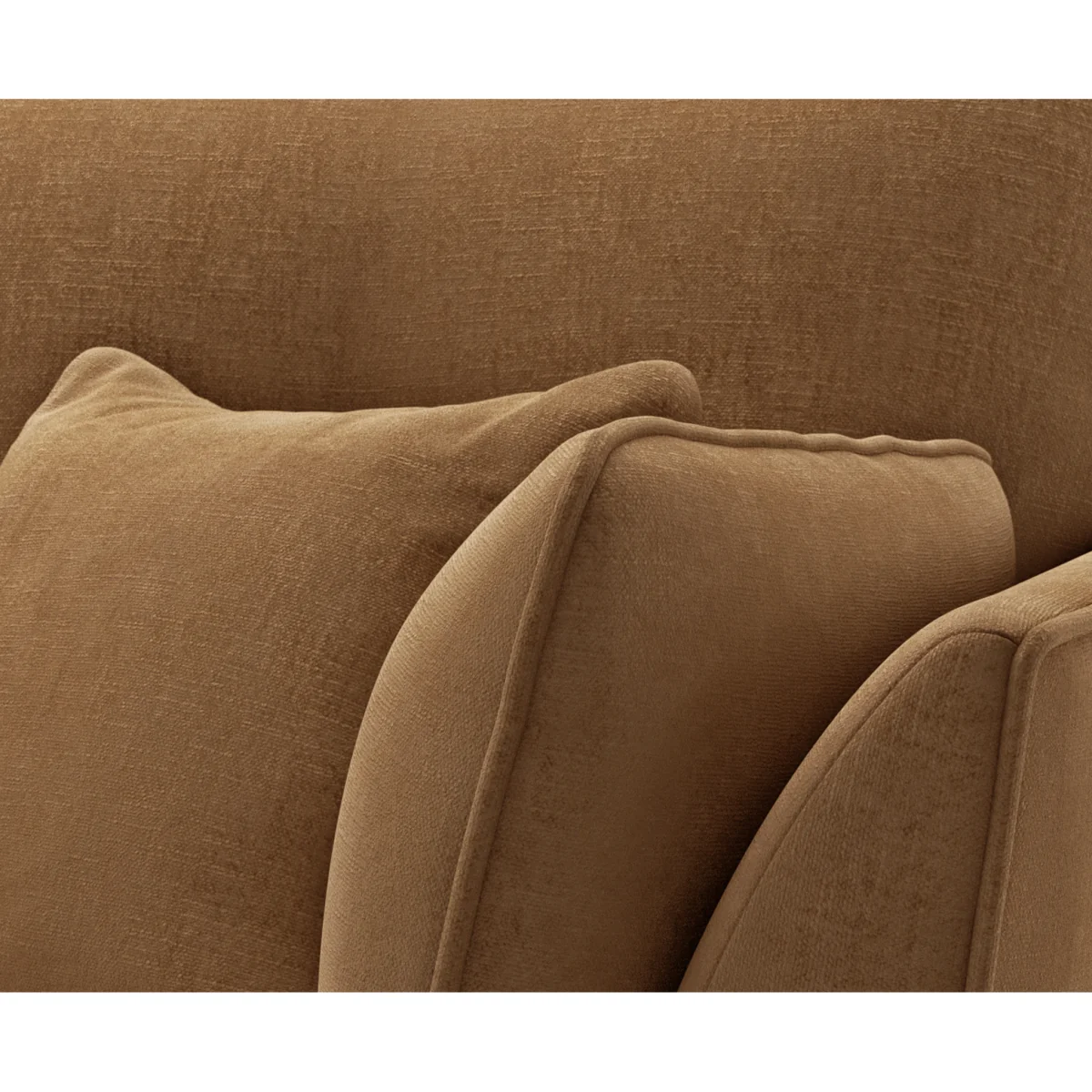 Capri Almond Fine Chenille Fabric Armchair – image 5