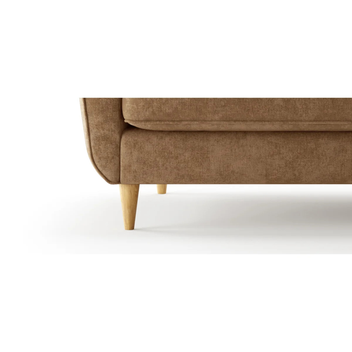 Capri Almond Fine Chenille Fabric Armchair – image 6