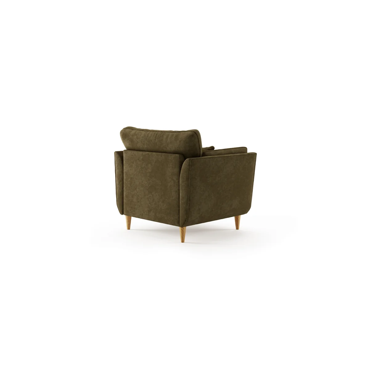 Capri Sage Chenille Fabric Armchair – image 2