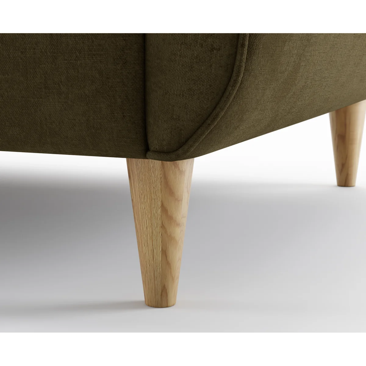 Capri Sage Chenille Fabric Armchair – image 3