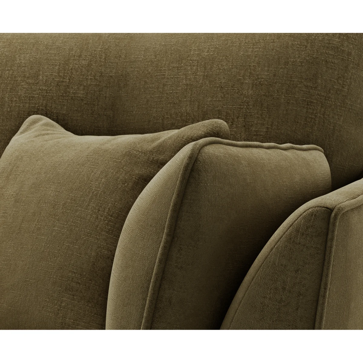 Capri Sage Chenille Fabric Armchair – image 4