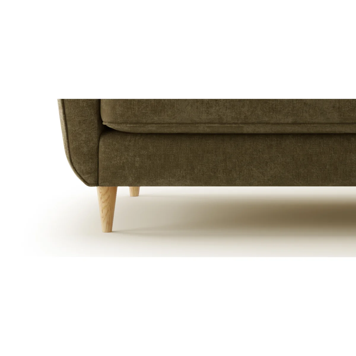 Capri Sage Chenille Fabric Armchair – image 6