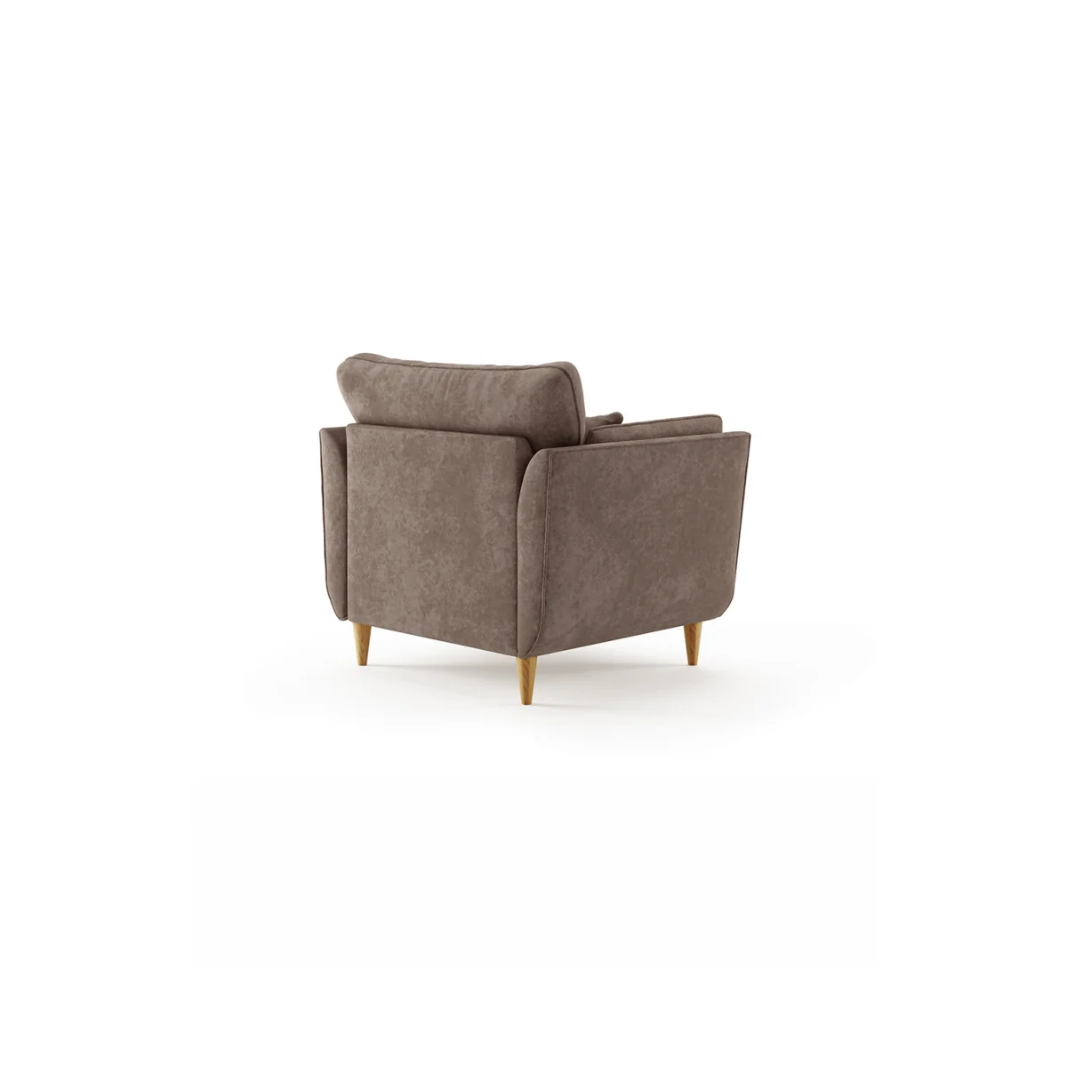Capri Latte Chenille Fabric Armchair – image 2