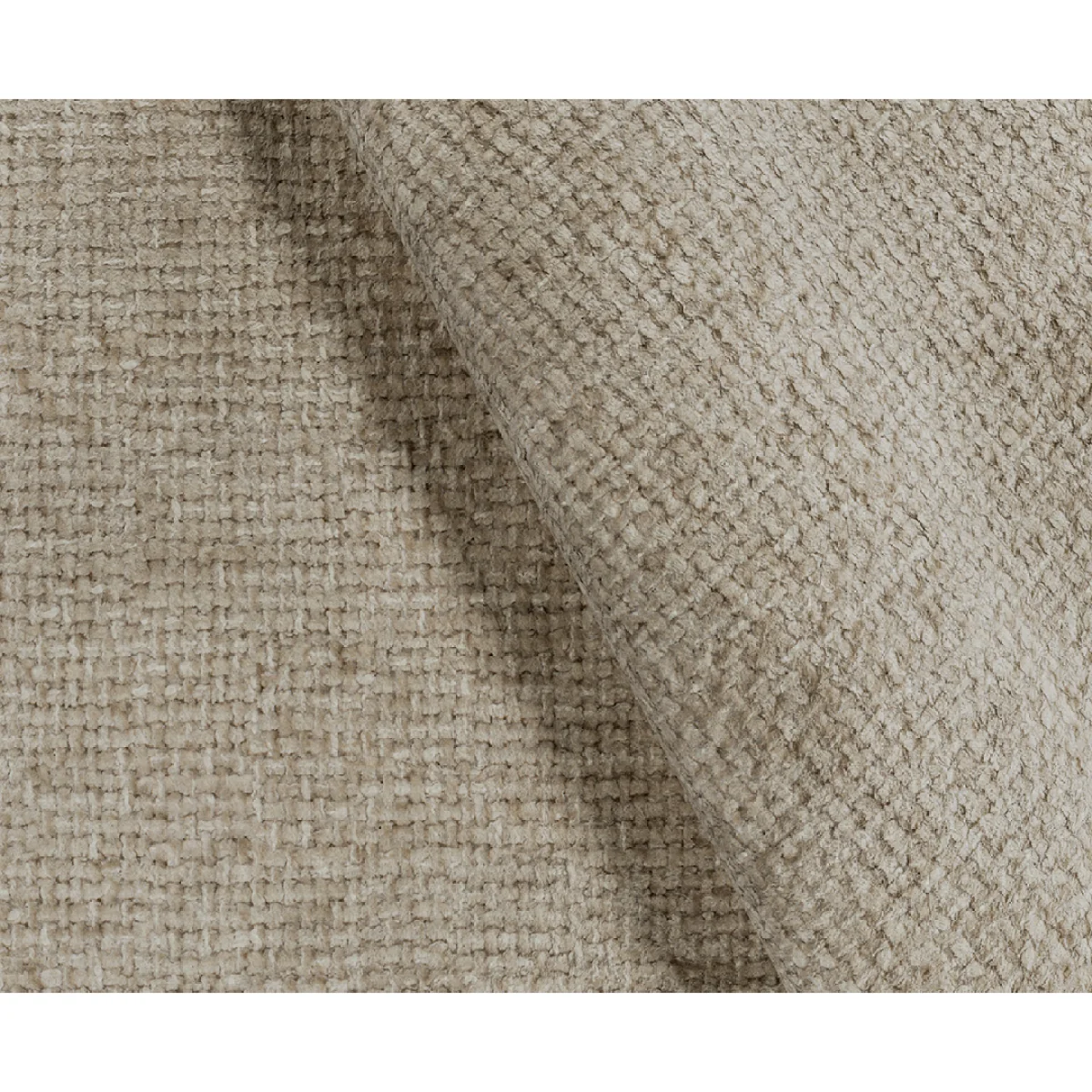 Jasper Natural Chenille Fabric Love Chair – image 5