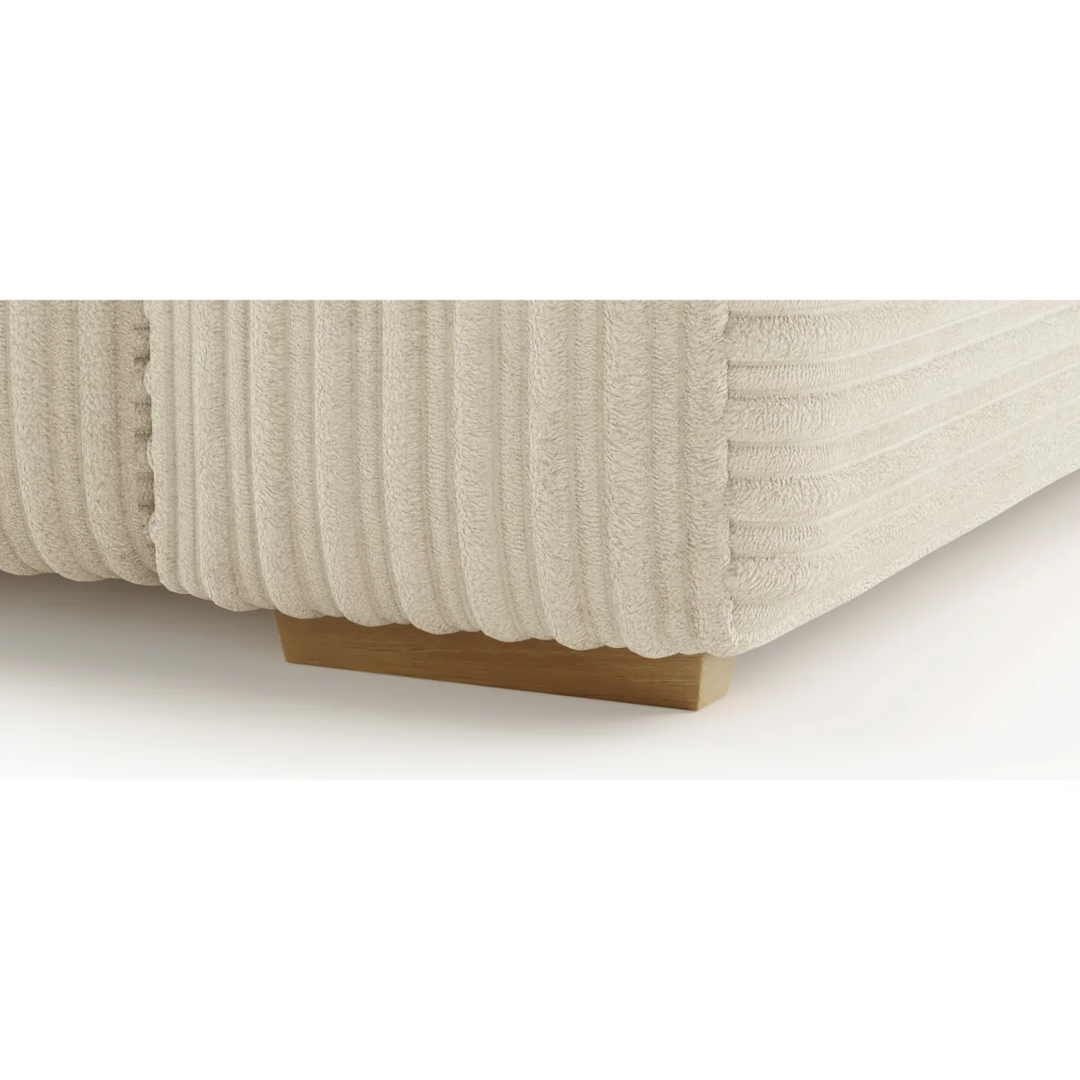 Milan Ivory Fabric Armchair – image 6