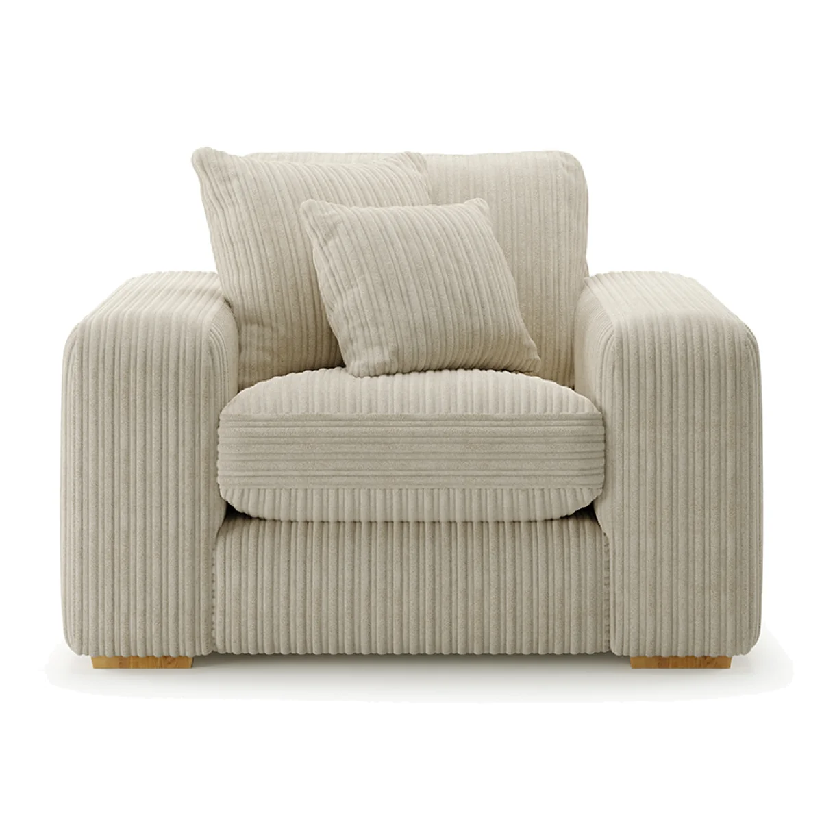 Milan Stone Fabric Armchair – image 1