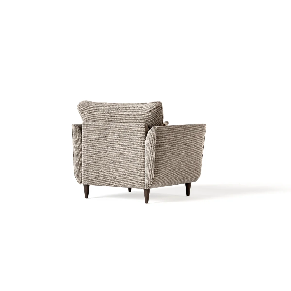 Capri Mushroom Fabric Armchair – image 5