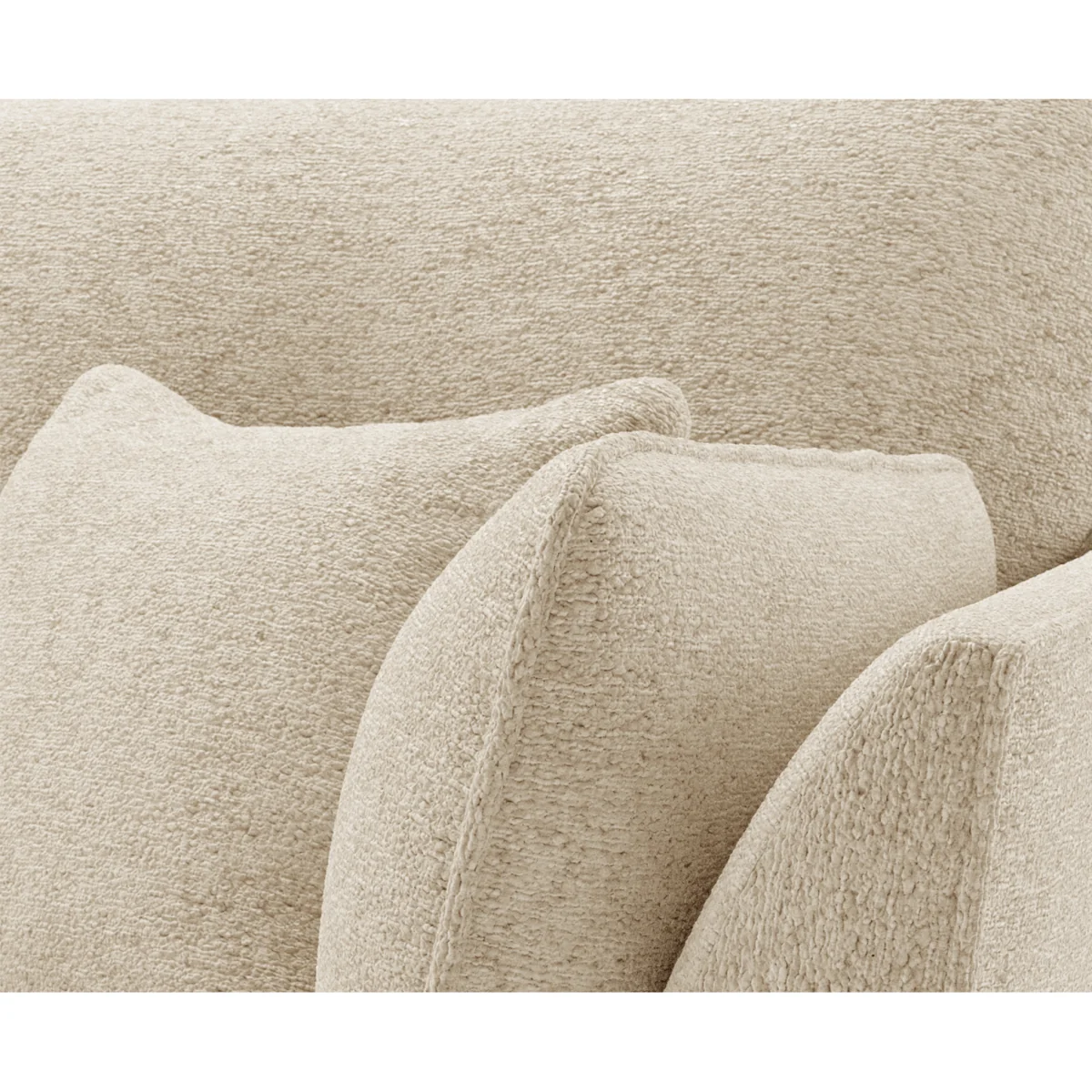 Capri Natural Boucle Fabric Armchair – image 4