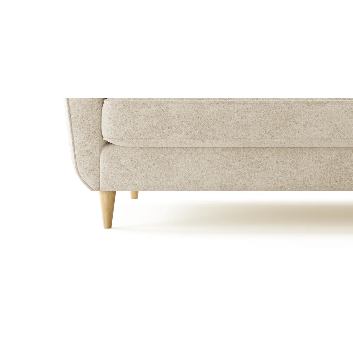 Capri Natural Boucle Fabric Armchair – image 6