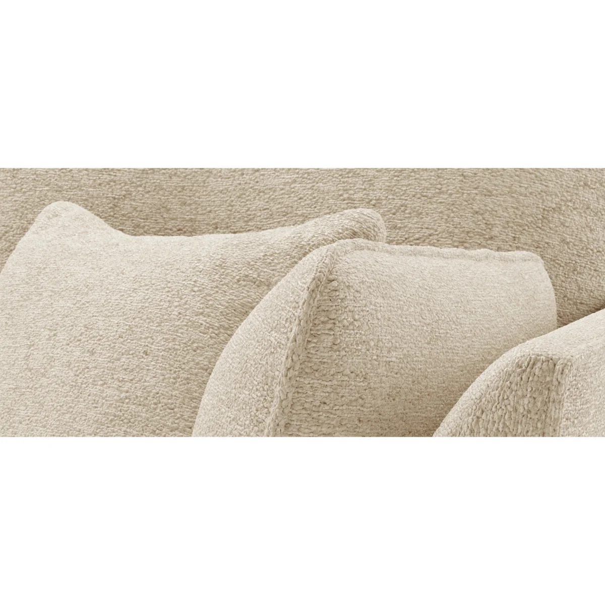 Capri Natural Boucle Fabric Armchair – image 7