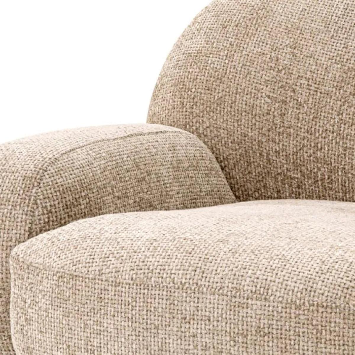 Eichholtz Udine Swivel Chair in Lyssa Sand – image 3