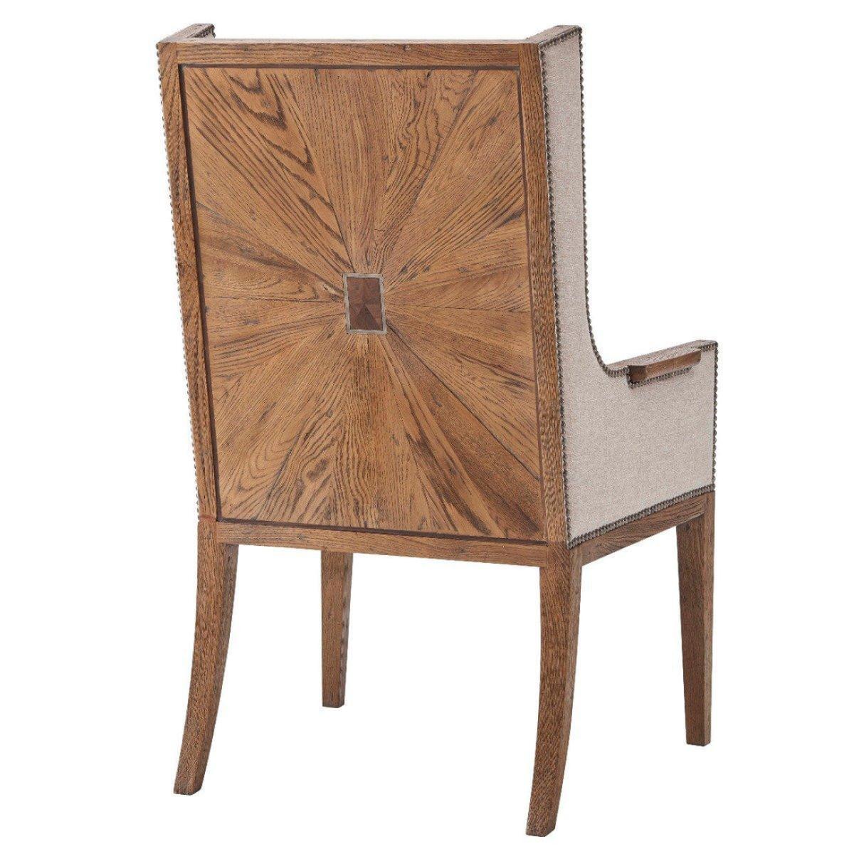 Theodore Alexander Aston Dining Armchair in Vegas Natural – image 2