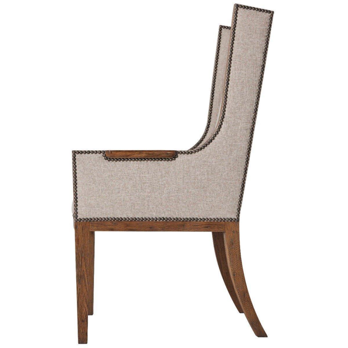 Theodore Alexander Aston Dining Armchair in Vegas Natural – image 3