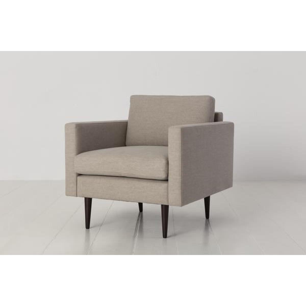 Swyft Model 01 Linen Armchair in Pumice – image 2