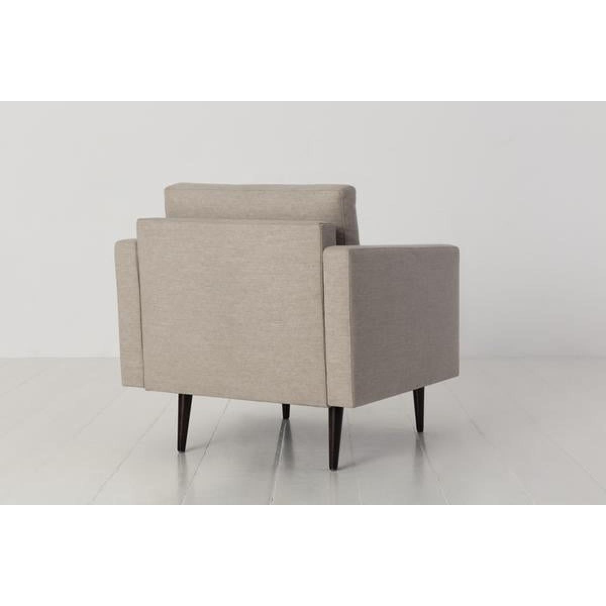 Swyft Model 01 Linen Armchair in Pumice – image 3