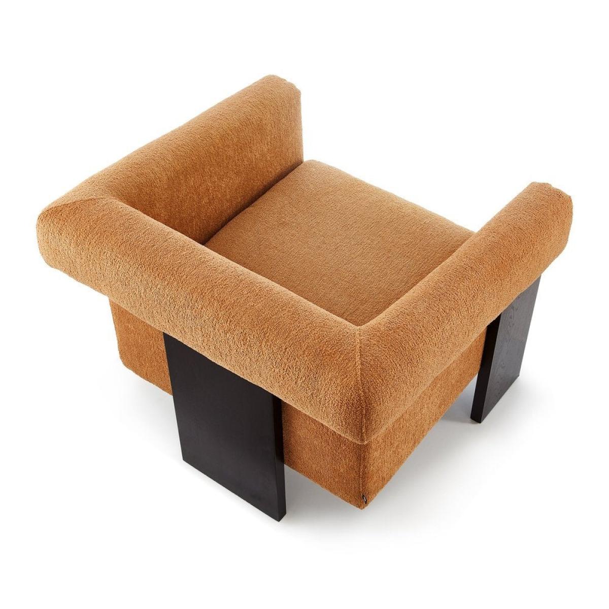 Liang and Eimil Maplin Occasional Chair in Lander Ocre and Matt Black – image 4