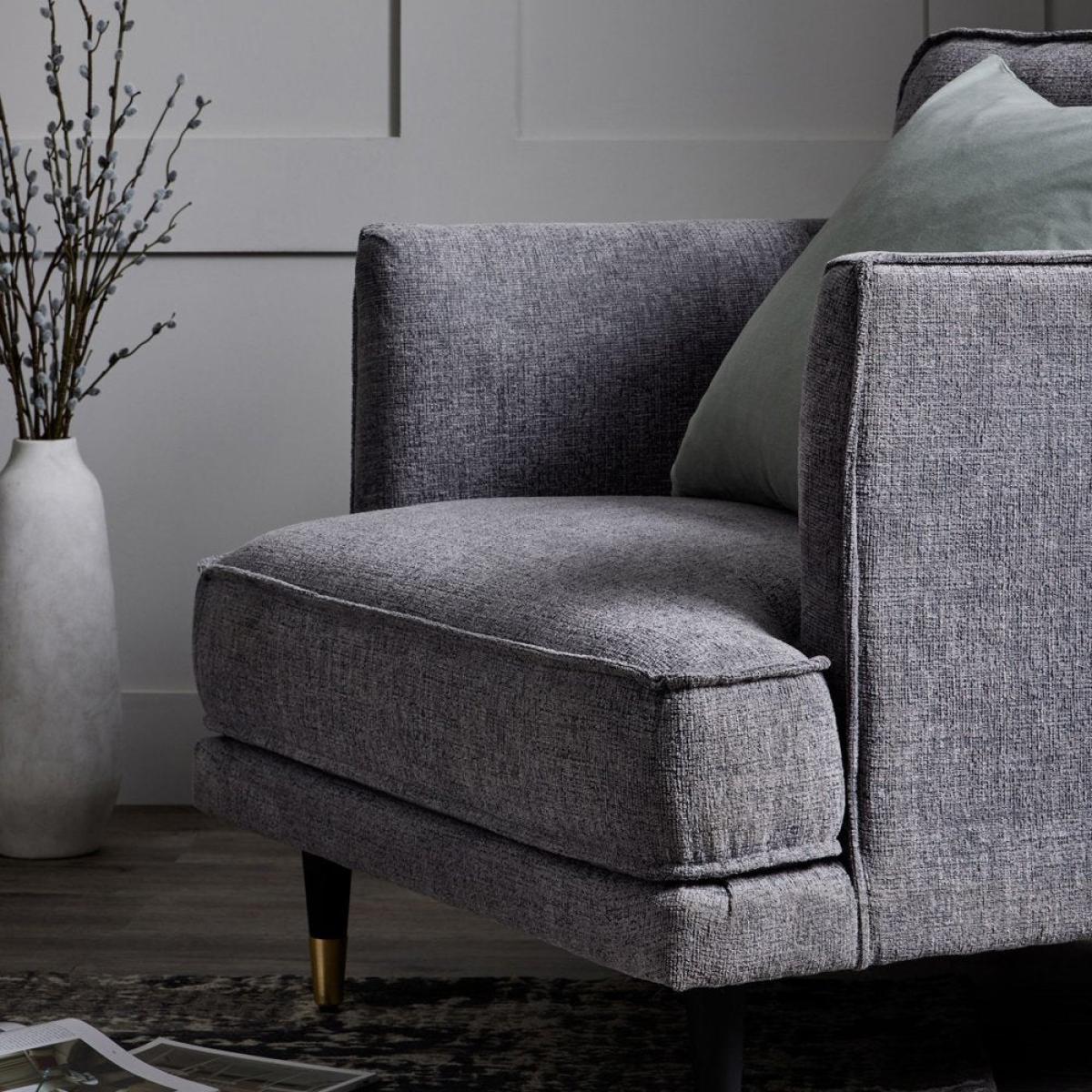 Hill Interiors Hampton Grey Large Armchair – image 6