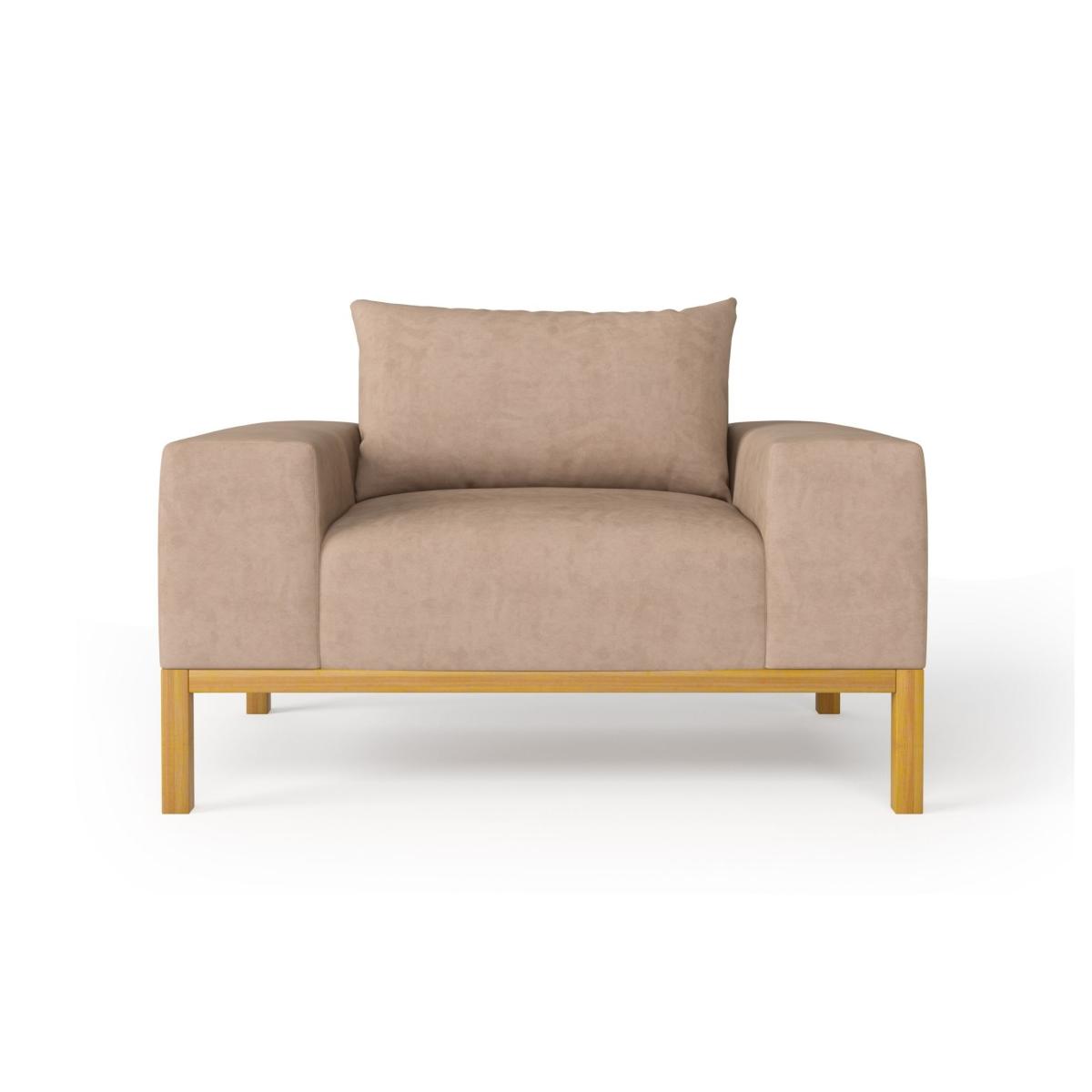 Adam - Armchair - Beige Velvet – image 2