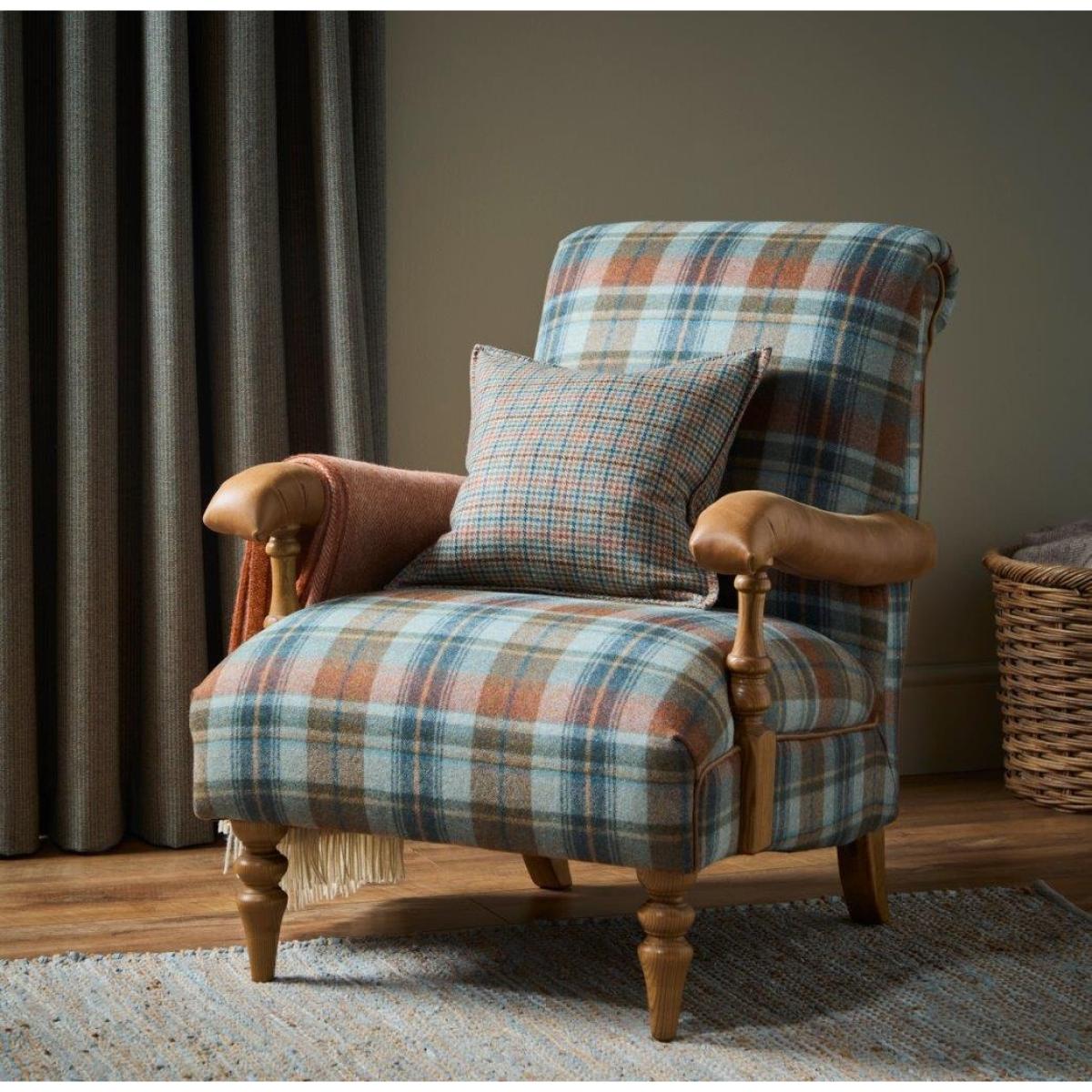 Wood Bros Clayton Fabric Fireside Armchair - Fabric Grade C – image 2