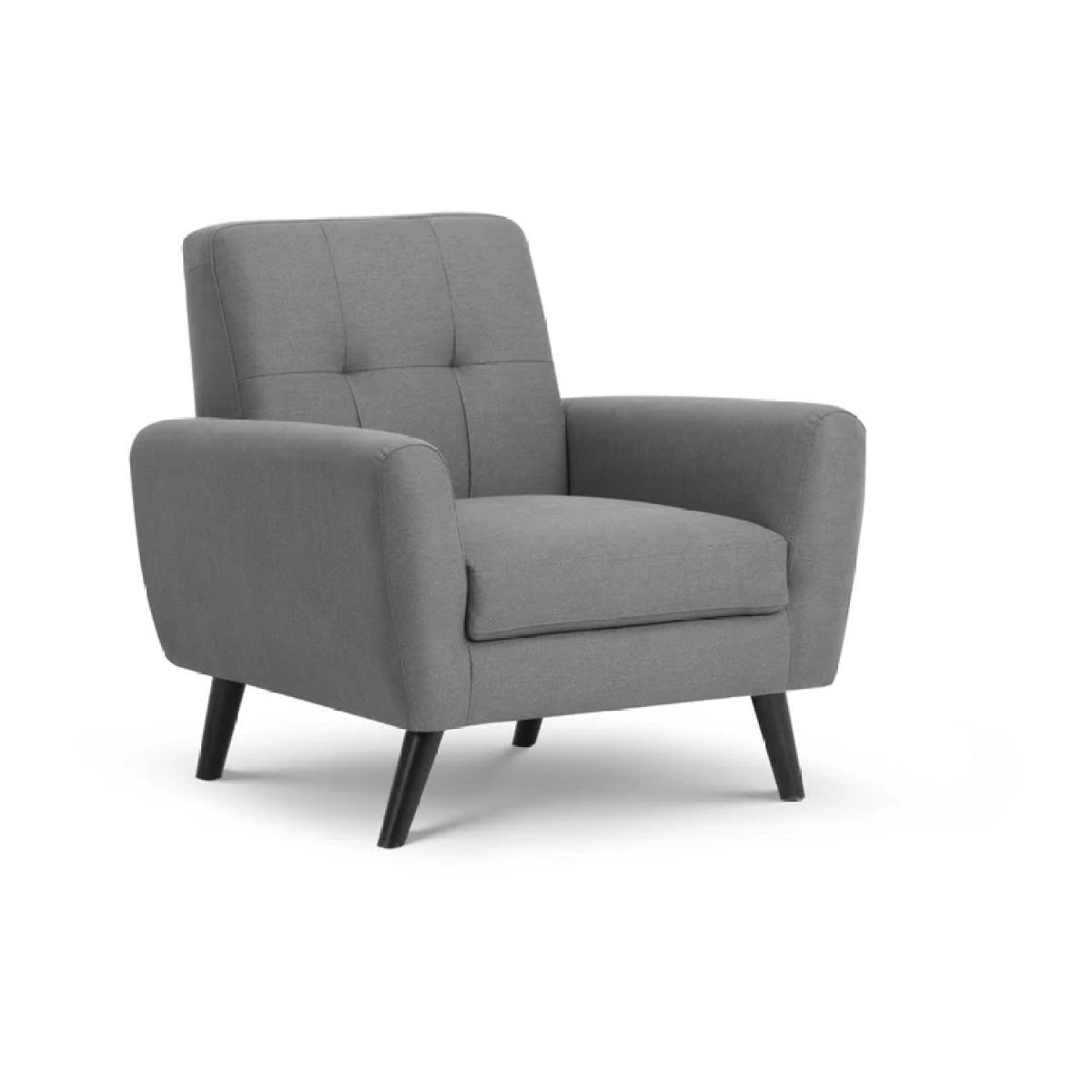 Julian Bowen Monza Compact Retro Chair - Grey – image 2