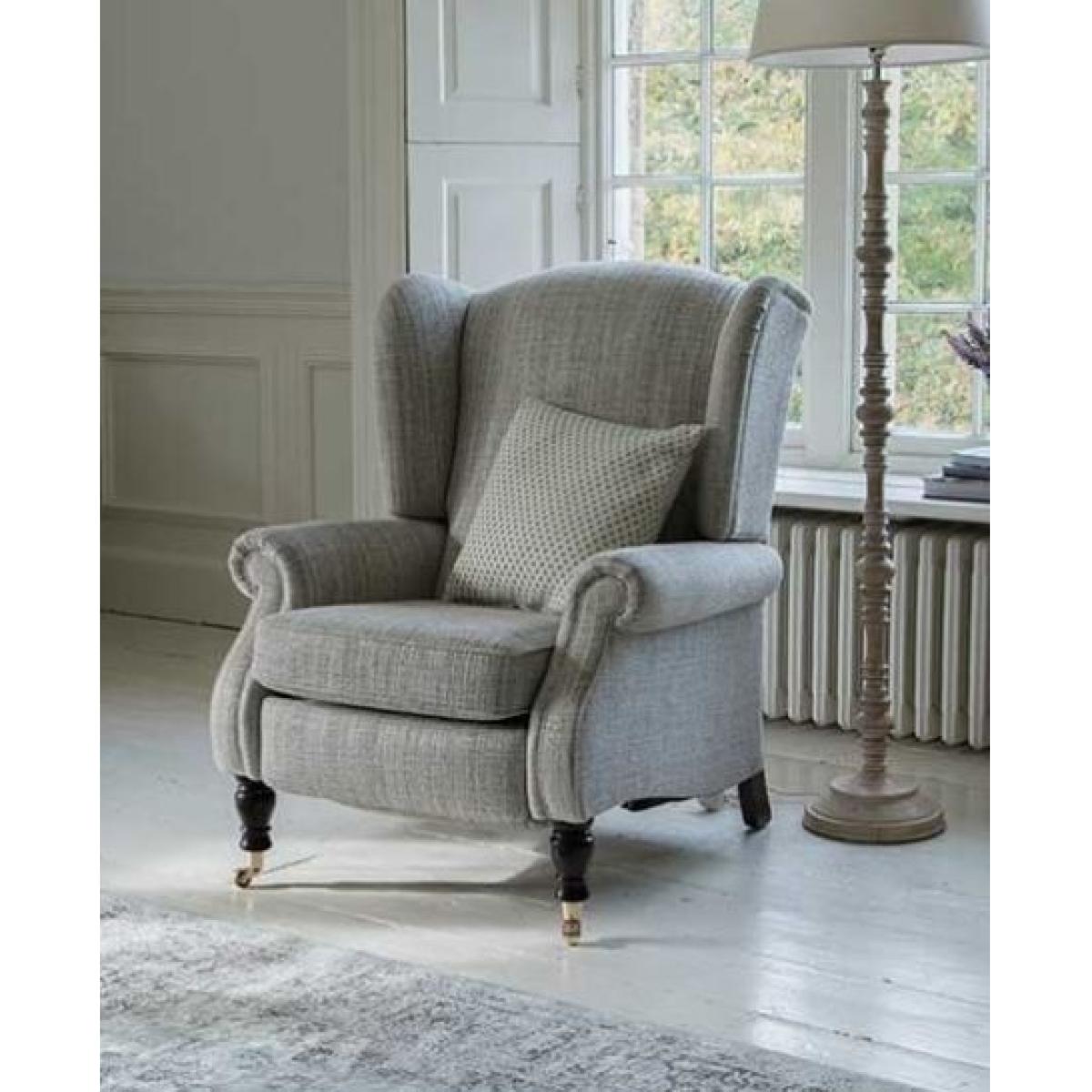 Parker Knoll Chatsworth Power Recliner Wing Chair - Fabric Grade D – image 2