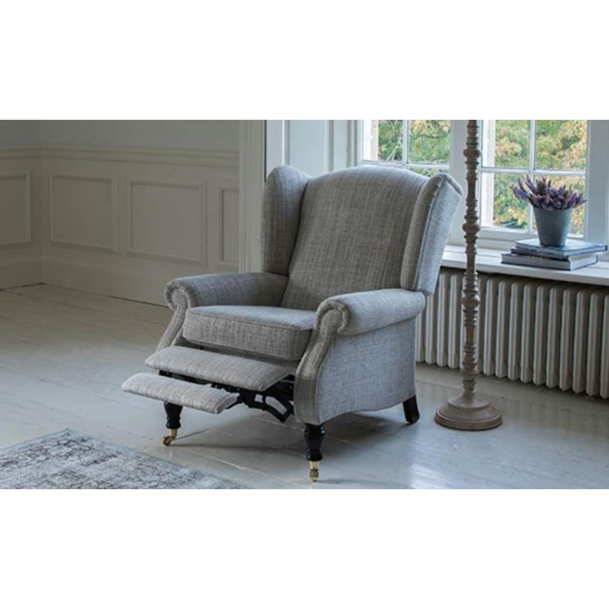 Parker Knoll Chatsworth Power Recliner Wing Chair - Fabric Grade D – image 3