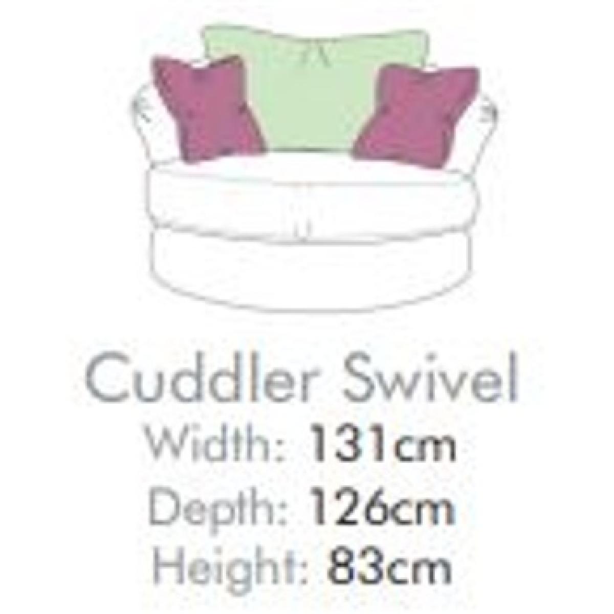 Downtown Freddie Cuddler Swivel Chair – image 10