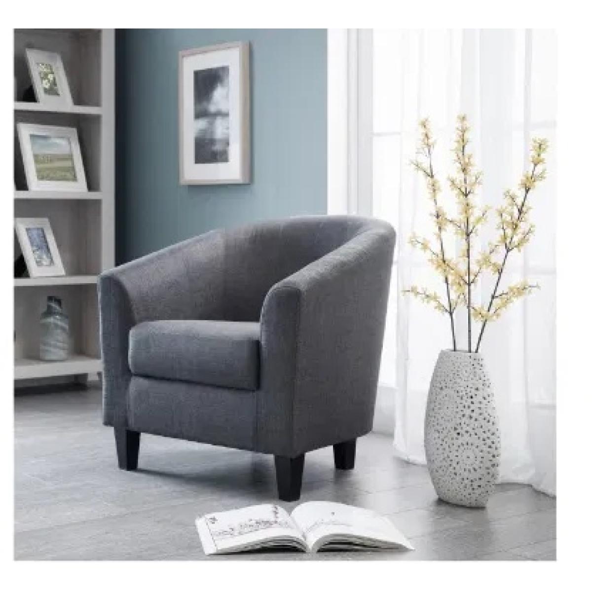 Julian Bowen Hugo Tub Chair - Slate Grey In SlateGrey – image 2