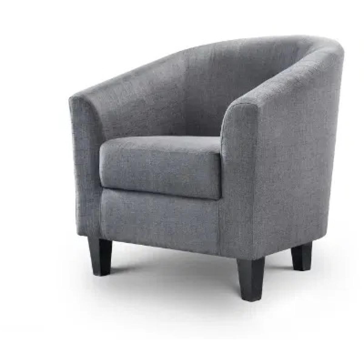 Julian Bowen Hugo Tub Chair - Slate Grey In SlateGrey – image 4
