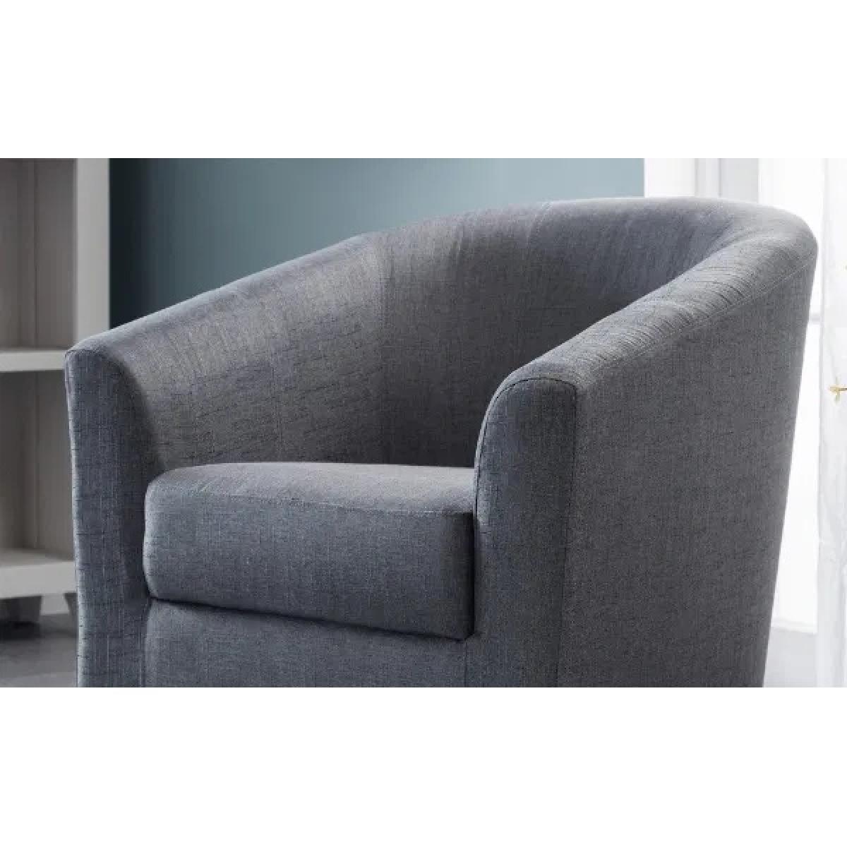 Julian Bowen Hugo Tub Chair - Slate Grey In SlateGrey – image 5