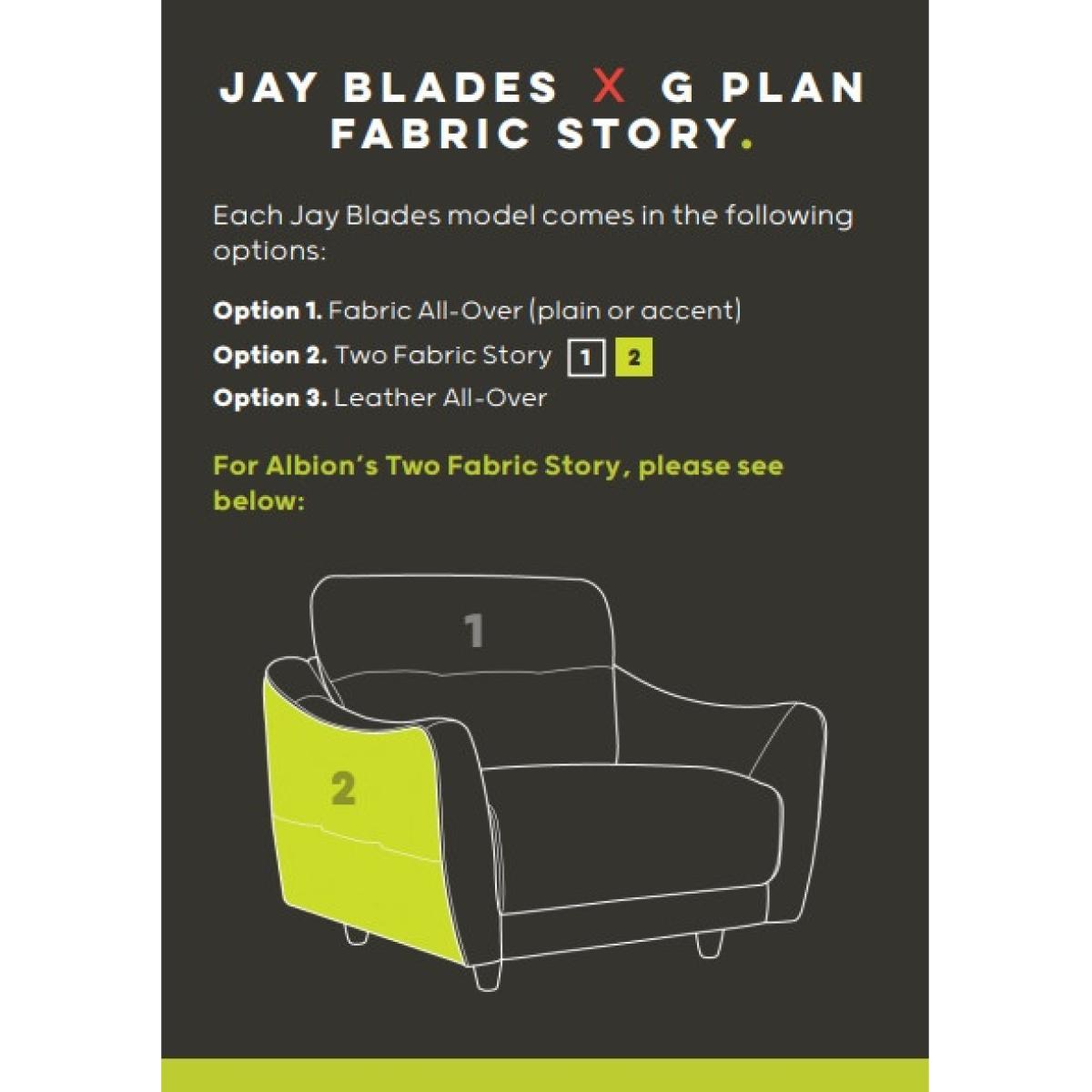 Jay Blades X G Plan Albion Chair - Body Accent Fabric, Leather, Tweed – image 4