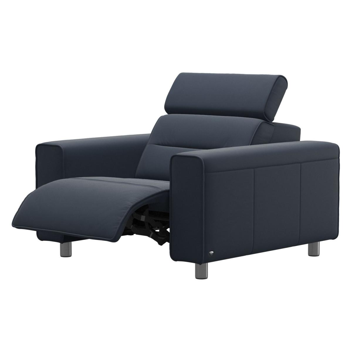 Stressless Emily Power Recliner Chair With Wide Arms - Cori Leather, Minimal – image 4