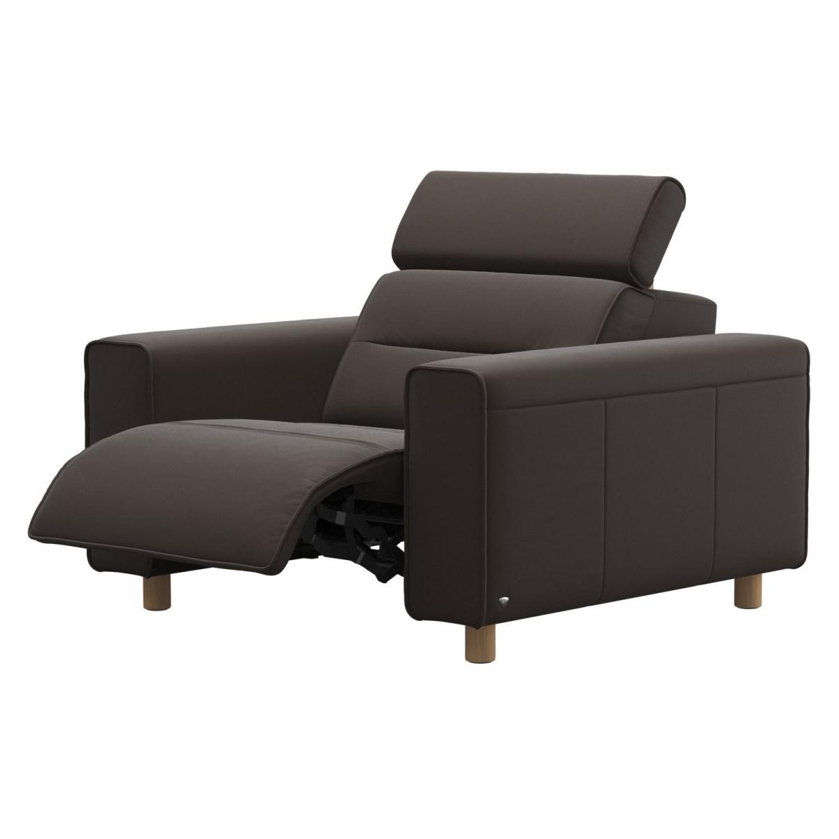 Stressless Emily Power Recliner Chair With Wide Arms - Cori Leather, Minimal – image 7