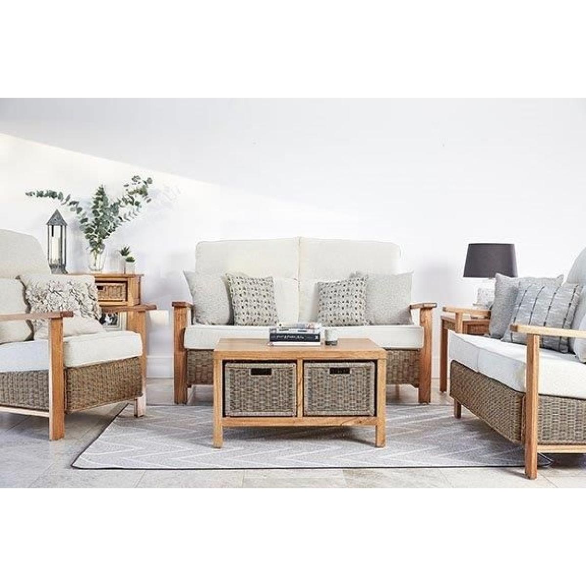 Daro Alexandra Natural Wash Lounging Chair - Fabric Grade D – image 6