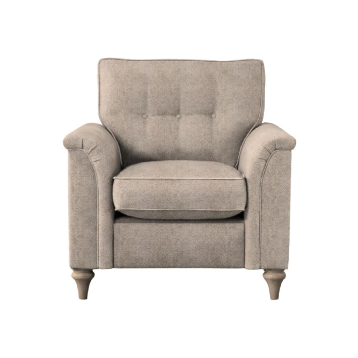 Parker Knoll Rowan Button Back Armchair - Fabric Grade C, Cotton – image 1