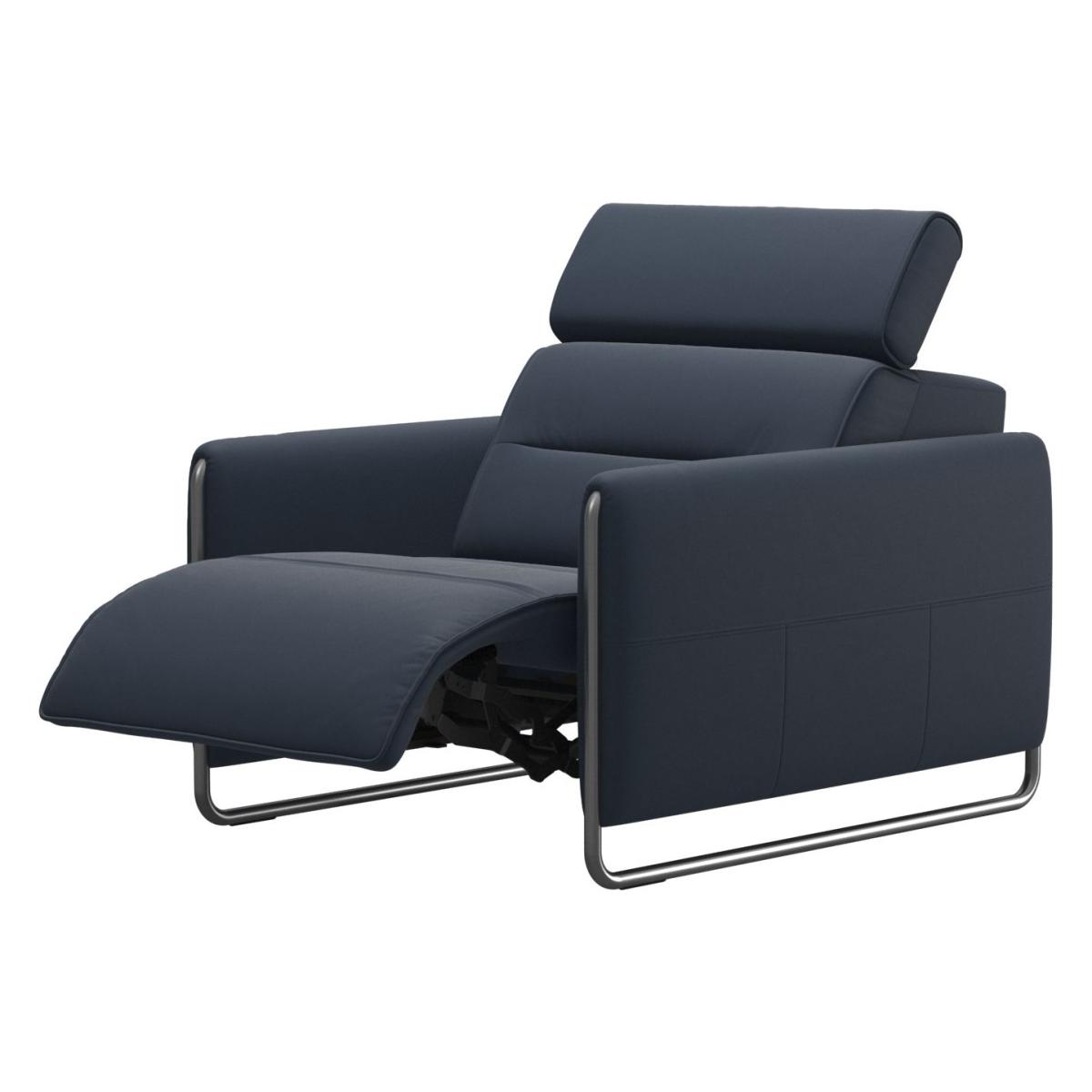Stressless Emily Power Recliner Chair With Steel Arm - Noblesse Leather, Minimal – image 3