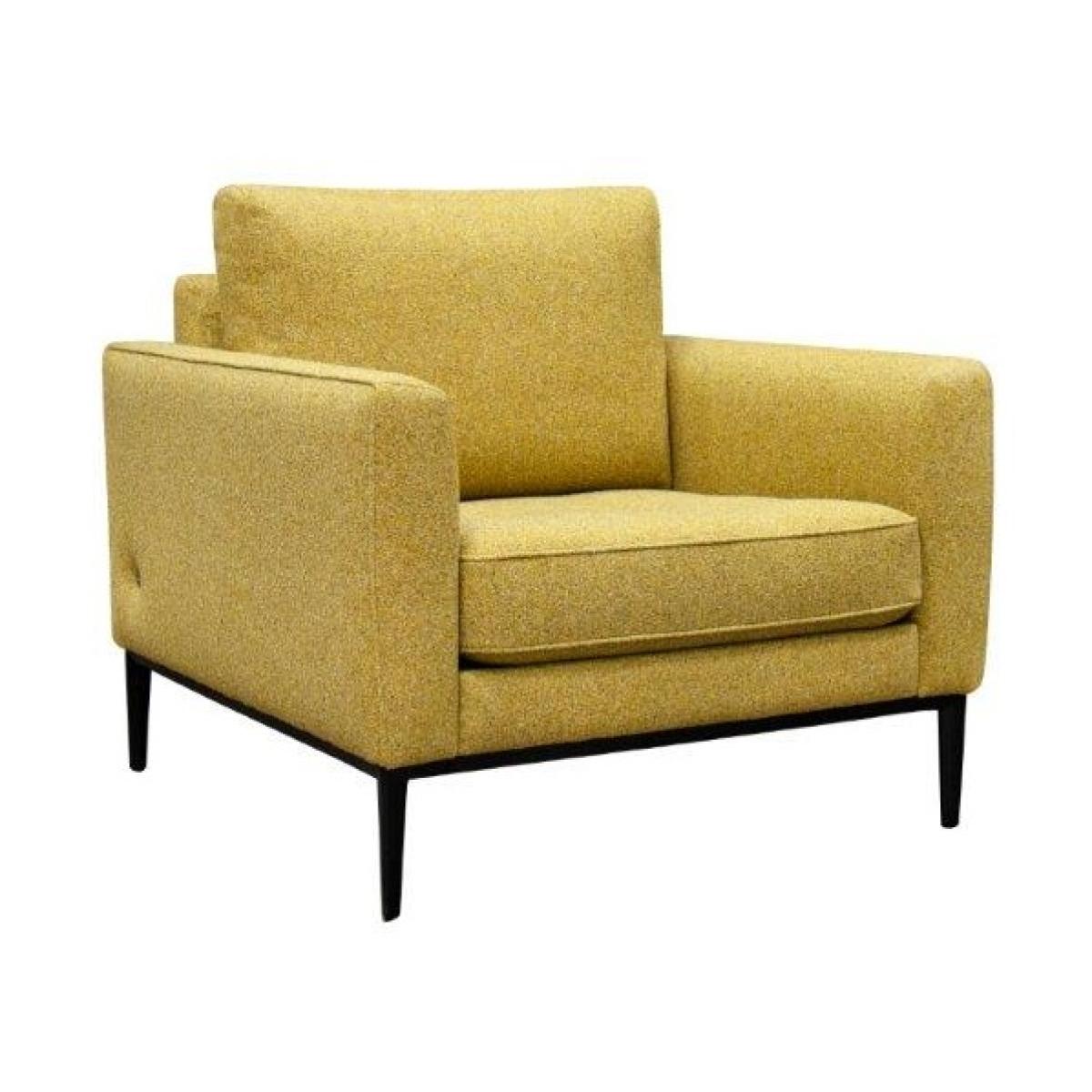 Jay Blades X G Plan Ridley Chair - Body Accent Fabric - Wooden Leg, Leather, Tweed – image 3