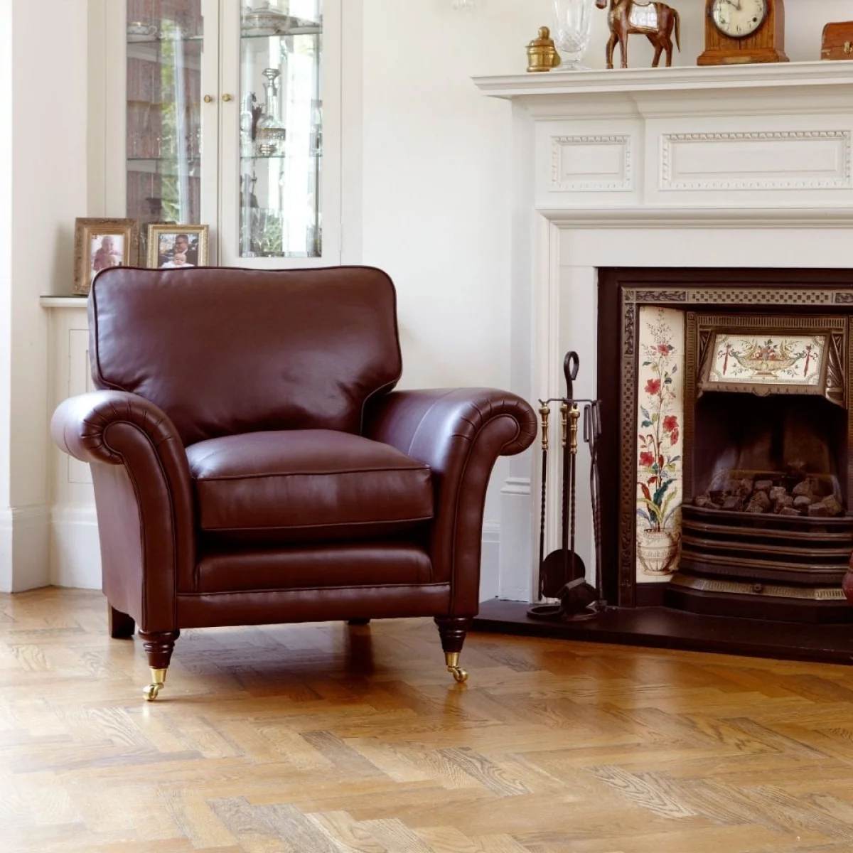 Parker Knoll Burghley Armchair With Powered Footrest - Fabric Grade D – image 1