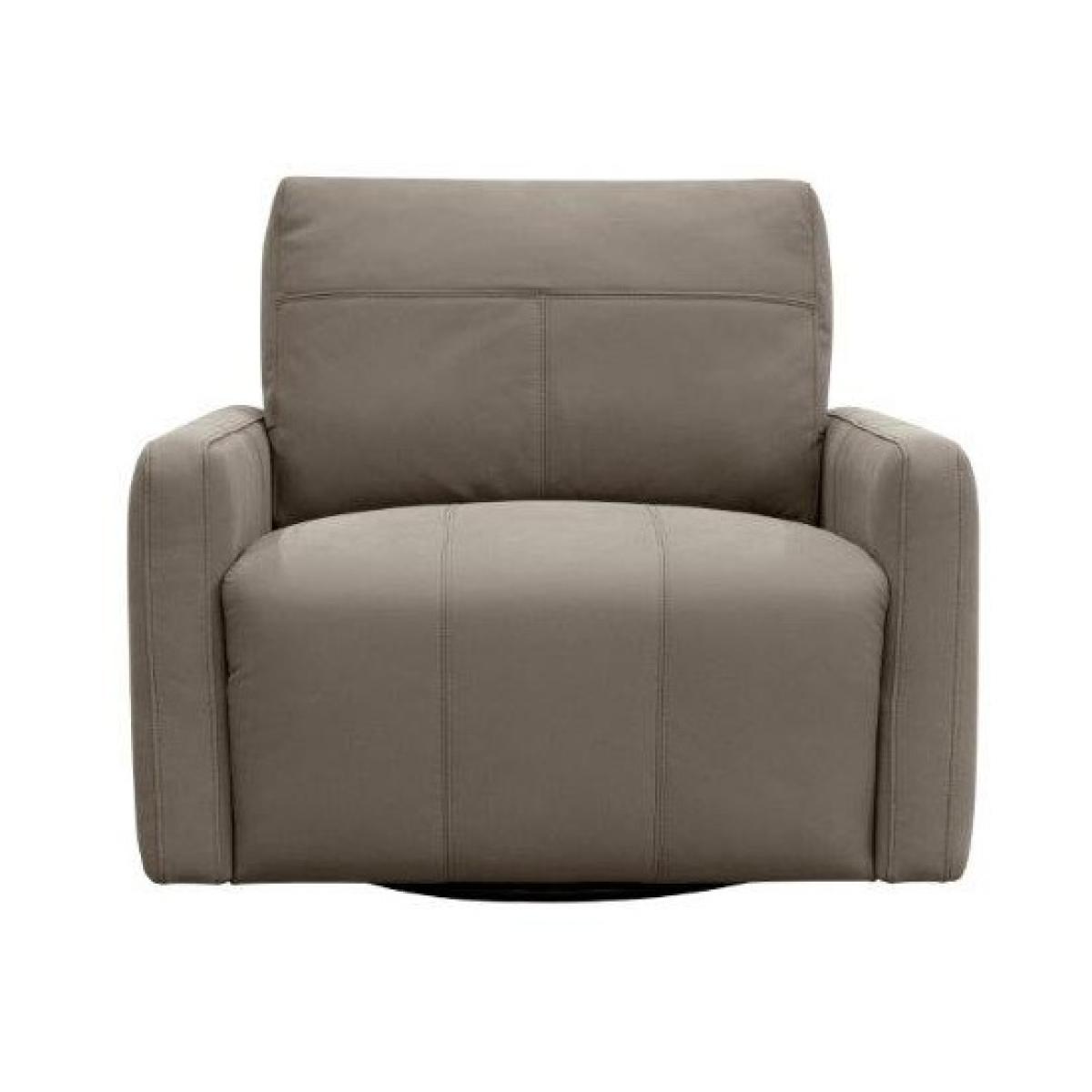 Jay Blades X G Plan Morley Swivel Chair - Leather, Tweed – image 10
