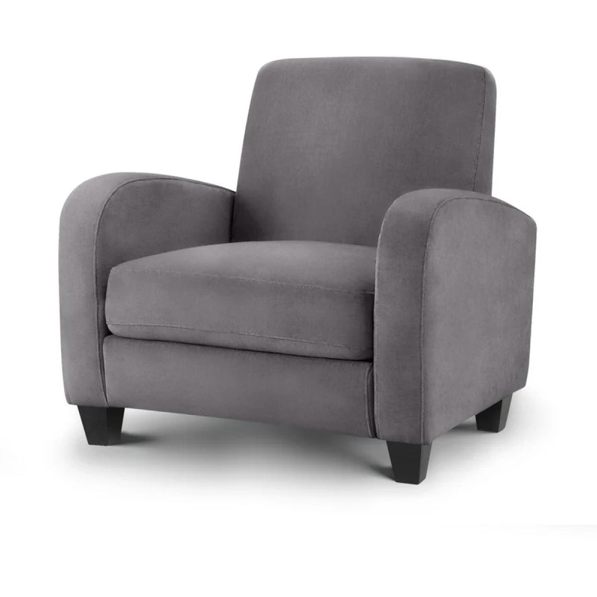 Julian Bowen Vivo Chair - Dusk Grey Chenille – image 2